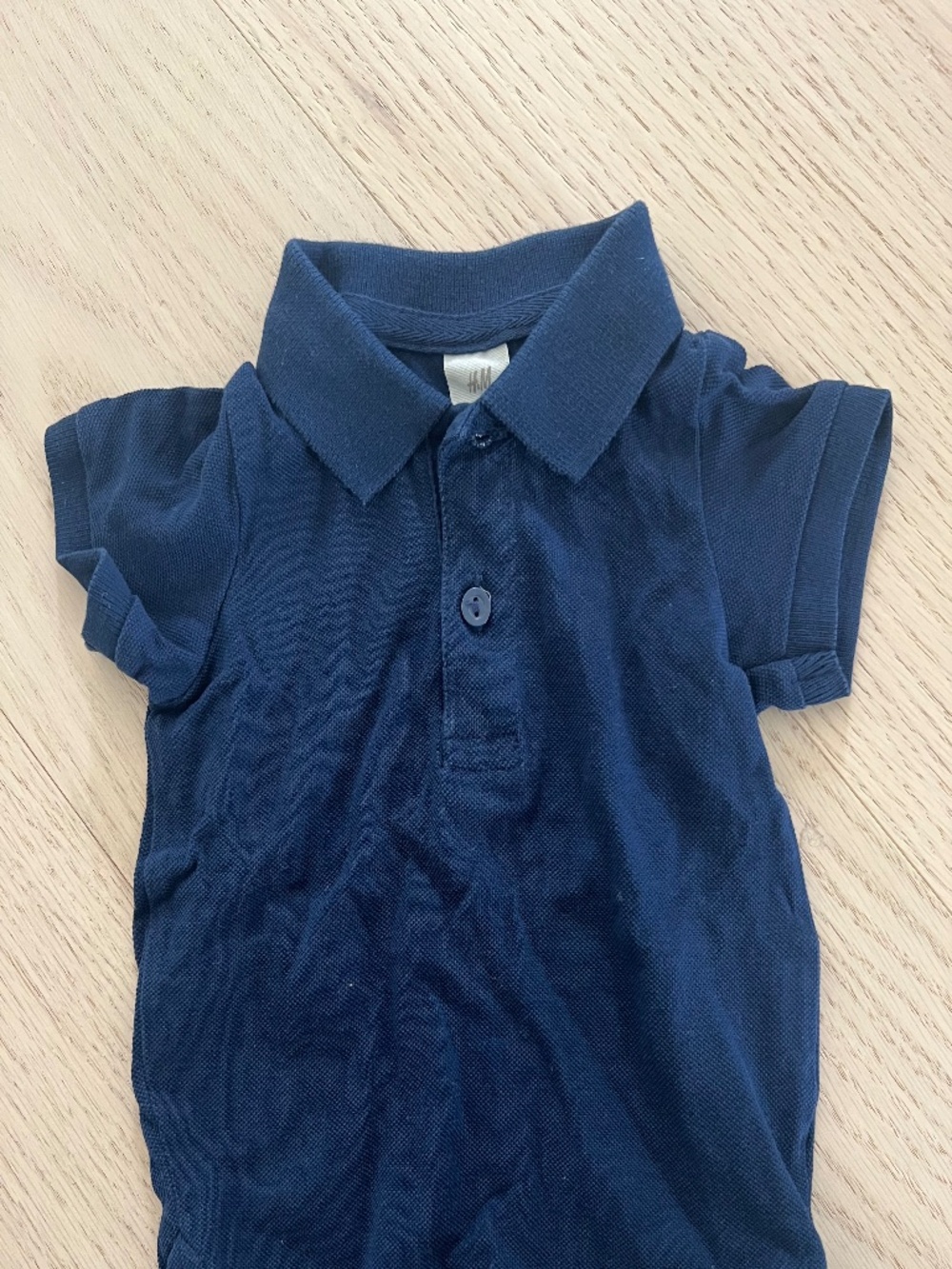 H&M Baby Navy Polo Shirt 4–6M / 68 cm